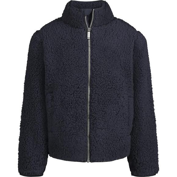 NAUTICA Boys Full Zip Jacket (Size Med) Kangaroo Pockets,Lightweight Fleece NEW - Picture 1 of 6
